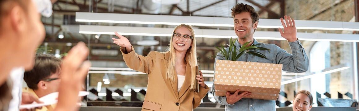 Paquets de bienvenue pour les nouveaux employés